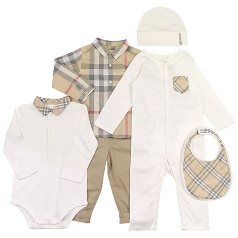 burberry baby boy set|burberry newborn baby set.